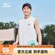 鴻星爾克無(wú)袖T恤男夏季新品圓領(lǐng)運動(dòng)籃球背心寬松落肩簡(jiǎn)約休閑男士上衣