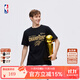 NBA官方2024-25賽季總冠軍紀念亞歷山大奪冠雷霆T恤短袖男t恤上衣 黑色(俄克拉荷馬雷霆) XL
