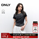 ONLY2025夏季新款個(gè)性漸變水洗顯瘦水鉆純棉短袖T恤女|125201022 H1Z黑色 M