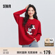森馬（Semir）[商場(chǎng)同款]迪士尼米奇家族合作系列毛衣女2025特寬松101125107005