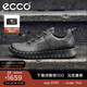 愛(ài)步（ECCO）運動(dòng)鞋男鞋 輕便休閑鞋軟底低幫鞋男士牛皮風(fēng)琴鞋 靈動(dòng)525224 HL 黑色52522401001 41