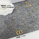 老廟新款CD字母個(gè)性極簡(jiǎn)風(fēng)項鏈氣質(zhì)輕奢百搭鎖骨鏈女送女友生日禮物 新款CD項鏈