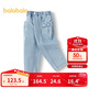 巴拉巴拉兒童牛仔褲子女童裝2025春款長(cháng)褲蝴蝶結【商場(chǎng)同款】201125108008
