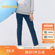 巴拉巴拉女童牛仔褲2025春裝兒童小腳褲子中大童時(shí)尚繡花長(cháng)褲209125108005