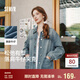 森馬（Semir）牛仔外套女中長款落肩寬松夾克2025春秋棉質(zhì)通勤109125108014