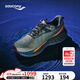 Saucony索康尼勝利22 GTX跑步鞋男專業(yè)緩震防潑水訓(xùn)練運(yùn)動(dòng)鞋 綠灰黃 43