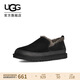 UGG秋季新款男士舒適輕便純色平底圓頭便鞋休閑鞋1174586BLK|黑色41