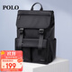 POLO雙肩包男士短途旅行背包男學(xué)生書(shū)包15.6/16英寸翻蓋電腦包大容量