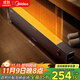 美的（Midea）石墨烯踢腳線(xiàn)/取暖器家用/節能電熱電暖器/浴室防水烤火爐/電暖氣暖風(fēng)機/全屋速熱移動(dòng)地暖HDT22YY