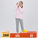 NIKE3BRAND 耐克童裝男女童衛衣+褲子2件套秋季兒童衛衣長(cháng)褲套裝