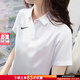 耐克（NIKE）短袖T恤女裝 2025夏季新款潮流時(shí)尚運動(dòng)服梭織翻領(lǐng)冰絲上衣POLO衫 熱售/時(shí)尚經(jīng)典白色/曬圖退5 L (165/88A)