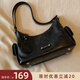 南風(fēng)Chio2nd秋日扉頁(yè)托特包包女款復古潮酷黑色女包質(zhì)感單肩斜挎包 經(jīng)典黑