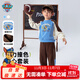 汪汪隊立大功兒童套裝活力撞色男童春秋裝運動(dòng)服2件套寶寶衛衣衛褲 淺藍色 120