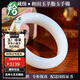 拾想新疆和田玉羊脂白玉手鐲寬手鐲女旺夫白玉鐲玉石玉鐲子 圈口55mm