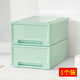 TENMA天馬桌面收納盒抽屜式收納箱宿舍辦公室調色盤(pán)系列收納抽屜mini 薄荷奶糖【18.4*27.2*10.2cm】 1個(gè)