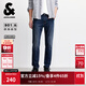 杰克·瓊斯（JACK&JONES）25年男裝秋季牛仔褲男901修身彈力潮流水洗牛仔休閑褲子品牌男褲 E42中牛仔藍 34 180 W34/L32