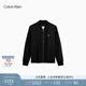 Calvin KleinJeans25春秋男士休閑經(jīng)典挺括ck棒球領(lǐng)飛行員夾克外套4RAB500 UB1-太空黑 XL
