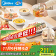 美的（Midea）隨心卷折疊暖菜板 加熱板飯菜保溫板熱菜板 家用加熱桌墊 柔性面板加熱杯墊暖菜政府補貼HBU6640R1