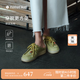 natursun奚夢(mèng)瑤高圓圓章若楠文淇同款德訓鞋女鞋厚底休閑袋鼠鞋情侶鞋單鞋 綠色-半拖 35 (225mm)