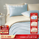 博洋家紡60支新疆長(cháng)絨棉四件套輕奢全棉套件純棉床笠被套1.8米床茉莉椰藍