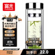 富光雙層玻璃杯 高硼硅玻璃泡茶杯子 茶水分離杯 帶茶隔商務(wù)水杯男士