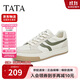 他她（TATA）春時(shí)尚休閑板鞋VXY01AM4 米/綠 40