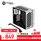 方糖機械大師 酷方C34Pro   小型ATX/EATX主板 支持360水冷 臺式側透 便攜桌面方案 鋁合金 便攜 手提機箱 月光銀AIR版