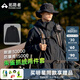 拓路者林更新同款朱雀沖鋒衣男三合一抓絨硬殼戶(hù)外防風(fēng)保暖外套登山服 黑色 抓絨兩件套 M