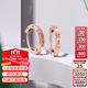 謝瑞麟（TSL）18K金耳環(huán)玫瑰金彩金圓環(huán)耳飾女款BC153
