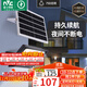 雷士（NVC）太陽(yáng)能戶(hù)外照明燈庭院燈室外燈路燈投光燈光控遙控750lm+照約40㎡