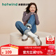 熱風(fēng)（Hotwind）商場(chǎng)同款女鞋經(jīng)典厚底板鞋秋季新款復古麻薯德訓鞋舒適運動(dòng)小白鞋 88米黑 (皮面H14W3742) 37 (235mm)