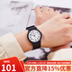 卡西歐（CASIO） 手表女 時(shí)尚簡(jiǎn)約防水 小黑表 學(xué)生運動(dòng)手表 電子手表 喬妹同款 MQ-24-7B2