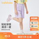 巴拉巴拉童裝女童2024褲子夏款兒童短褲中大童五分運動(dòng)褲208224110002