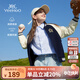 英氏（YEEHOO）女童外套兒童棒球服秋裝學(xué)院風(fēng)時(shí)尚中大童休閑女孩上衣春秋季新款 字母棒球 深藍 165