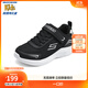 Skechers斯凱奇商場(chǎng)同款童鞋春季時(shí)尚黑色緩震運動(dòng)鞋403609L 黑色/銀色/BKSL 35