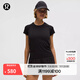 lululemon丨Swiftly 女士運動(dòng)網(wǎng)眼短袖 T 恤*Race LW3JPIS 黑圓點(diǎn)魚(yú)骨紋 XS /4