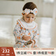 OAK FAMILY女寶寶長(zhǎng)袖翻領(lǐng)連衣裙兒童印花公主裙 花園舞曲 (不含頭飾) 100 cm