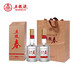五糧液五糧春二代 52度濃香型 四川宜賓白酒 糧食酒 52度 500mL 2瓶 （含禮袋）