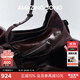 Amazing Song乙頌【陳都靈同款】甜酒方HOBO包女款2025年小眾設計感單肩包 【深巧克力】 精美禮盒發(fā)貨