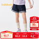 巴拉巴拉兒童牛仔褲短褲2024夏季薄款中大童女童褲子時(shí)尚208224110001