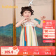 巴拉巴拉女童連衣裙夏裝兒童裙子國風(fēng)漢服襦裙寶寶網(wǎng)紗裙208224111013