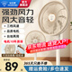 鉆石牌（DIAMOND）電風(fēng)扇家用落地扇搖頭空氣循環(huán)扇大風(fēng)量電扇臺式桌面小型直流風(fēng)扇雙滾珠軸承 機械款【臺地兩用+香薰驅蚊+三檔風(fēng)速】
