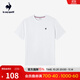 樂(lè )卡克法國公雞夏季圓領(lǐng)短袖T恤 L242UECA0301 瓷白色 XL