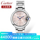 卡地亞（Cartier ）瑞士手表 藍(lán)氣球系列時(shí)尚優(yōu)雅自動(dòng)機(jī)械表女士腕表 WSBB0068鋼帶粉盤33mm