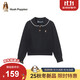 暇步士（Hush Puppies）童裝女童線(xiàn)衣大童甜美學(xué)院風(fēng)針織衫兒童毛衣 藏藍   160   