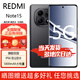 小米REDMI Note15 Pro/15 新品上市 24期免息 天璣7400-Ultra 7000mAh 龍晶玻璃十倍抗摔 子夜黑8+256GB【Note 15】 藍牙耳機版|送3年保修+180天只