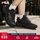 斐樂(lè)（FILA）官方女鞋老爹鞋貓爪鞋6代黑色運(yùn)動(dòng)鞋2025春季新款休閑鞋 黑-BK 38