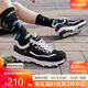 斯凱奇（Skechers）奧利奧熊貓鞋丨老爹鞋男女經(jīng)典黑白復古春夏輕便潮流增高運動(dòng)休閑 男款-BKW/黑色/白色 42