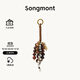 Songmont【文淇同款】山下有松滿(mǎn)愿種子串天然菩提子包包掛件 滿(mǎn)愿種子 焦糖棕