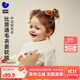 迷你巴拉（minibala）[貼貼毛衣]男女童寶寶半邊絨提花圖案毛衣2025冬新品 奶白10504 90